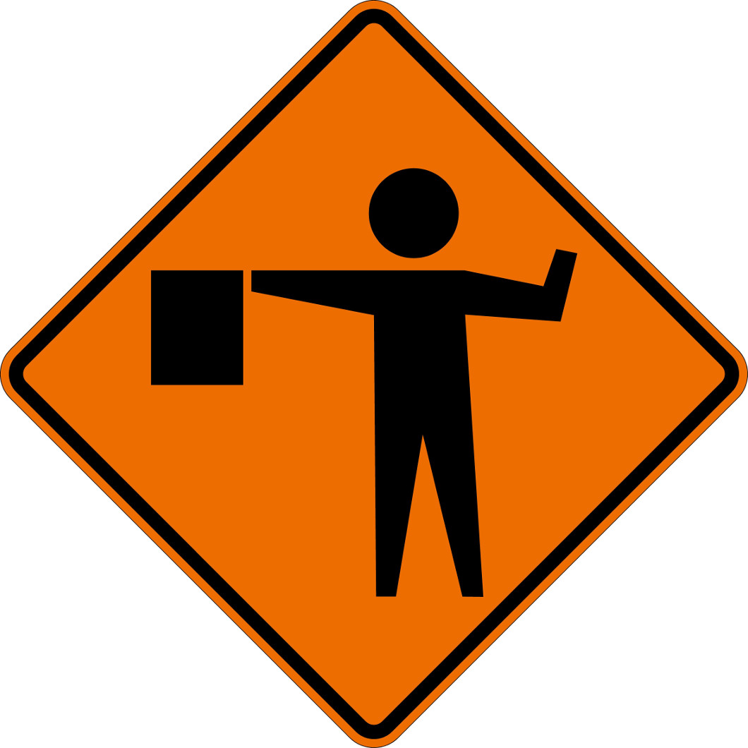 Construction Flagger Sign Flag Road Sign Purchase Flag Road Sign Construction Flag Signs 