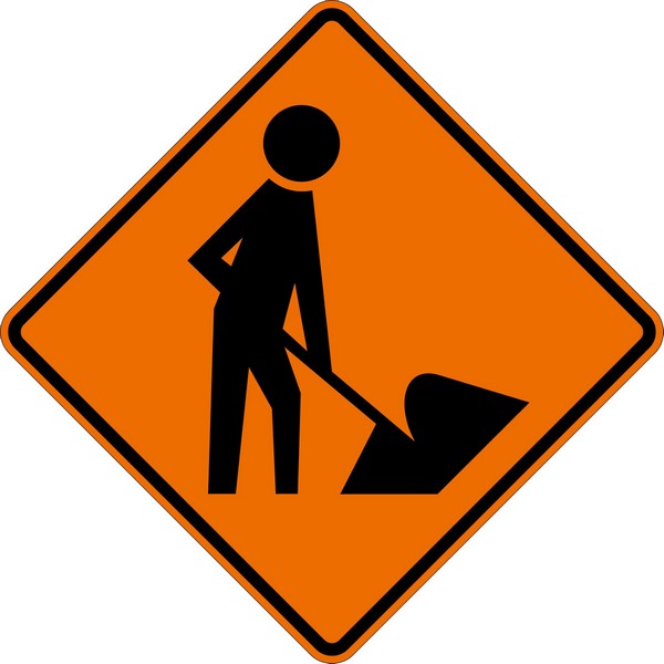 Worker Road Sign, Worker Symbol Road Sign, Roll Up Signs and more from ...