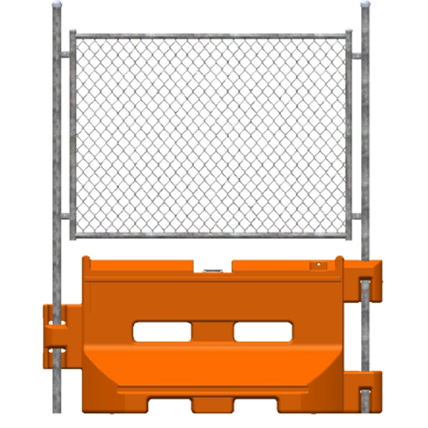 36 X 72 Guardsafe Barrier w/ Fence - Orange Barrie